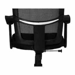 OfficeArray  Aquila Office Chair Low Back Mesh Ergonomic Desk Chair With Comfortable Seat, Knee Tilting Mechanism & Durable Nylon Base( Black) view 5