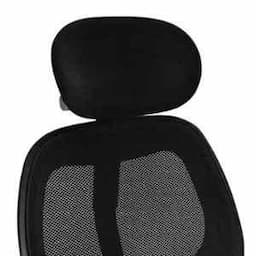 OfficeArray  Auriga Office Chair, High Back Mesh Mesh Ergonomic Desk Chair With Comfortable Seat, Knee Tilting Mechanism & Durable Nylon Base( Black) view 4