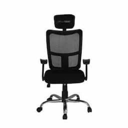 OfficeArray Bravo Black High Back Net Cloth Mesh DIY Executive Office Chair view 1