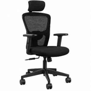 OfficeArray Carina High Back Ergonomic Mesh Black Office Chair with Smart Multi-Tilt Lock Mechanism, Height Adjustable & 1-Year Warranty OfficeArray Carina High Back Ergonomic Mesh Black Office Chair with Smart Multi-Tilt Lock Mechanism, Height Adjustable & 1-Year Warranty