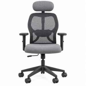 OfficeArray Auriga High Back Ergonomic Breathable Mesh Grey Office Chair for Professionals & Students with 2-Year Warranty OfficeArray Auriga High Back Ergonomic Breathable Mesh Grey Office Chair for Professionals & Students with 2-Year Warranty